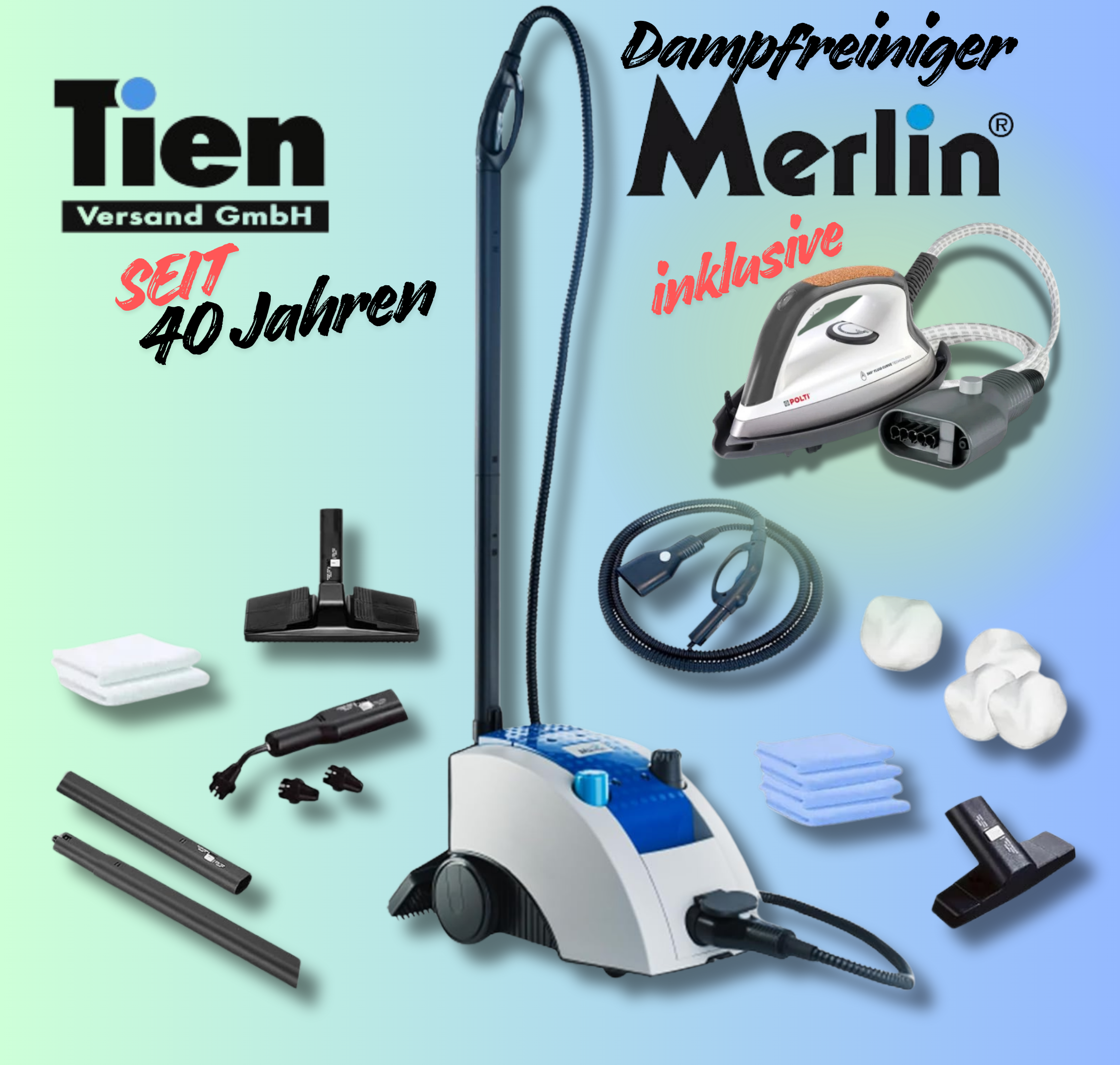 Merlin Royal Dampfreiniger Sets