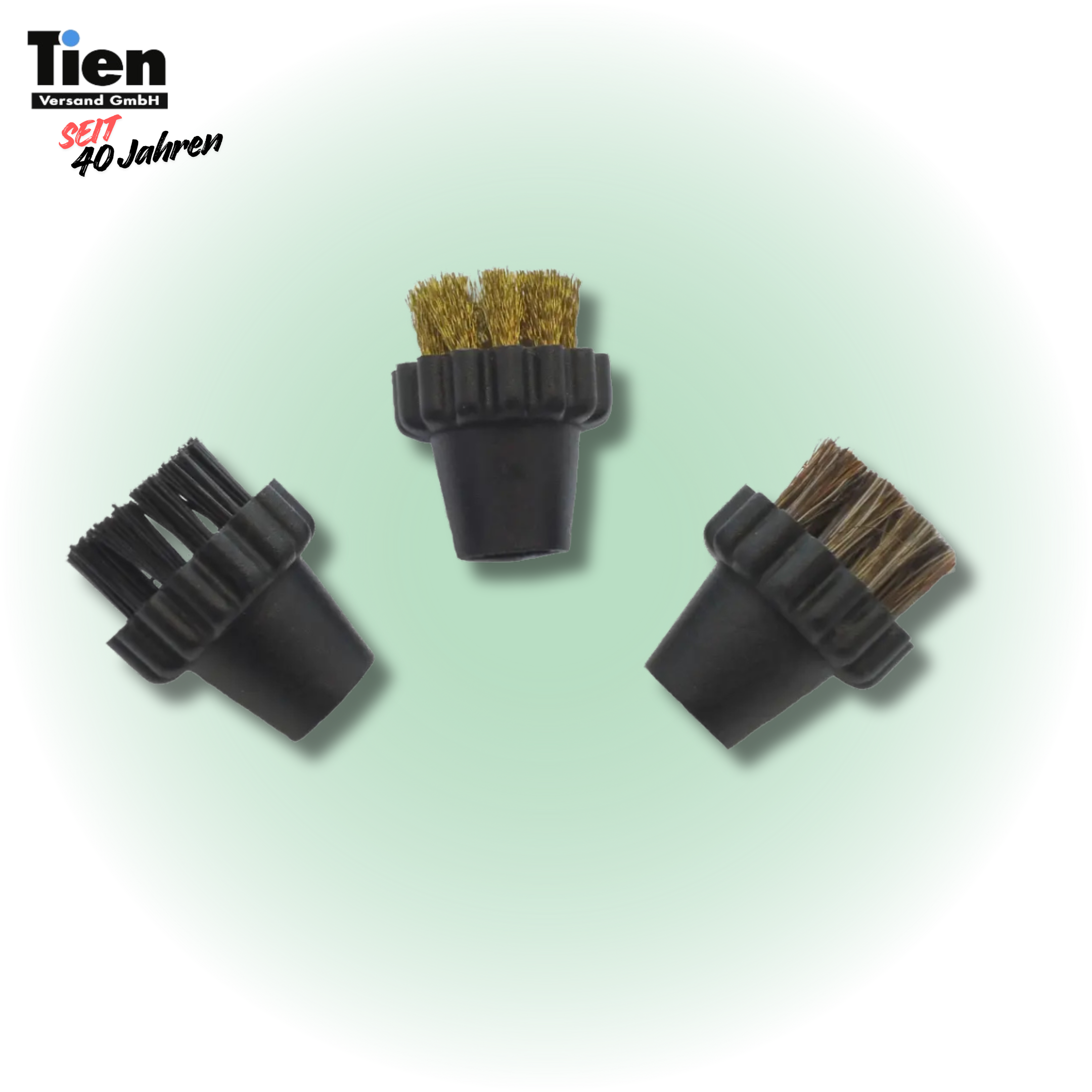 3x Merlin Spezialborstenkränze